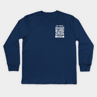 Rick Roll QR Code Kids Long Sleeve T-Shirt